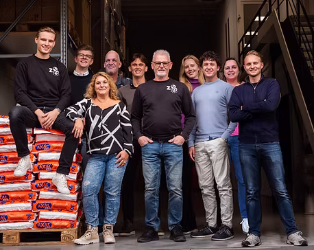 De collega’s van Z8-Water samen op de teamfoto